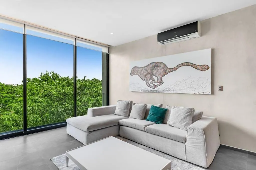 Kite 5 Bed, Self Checkin, Pool, Sleep 14 In Great Neighborhood Lägenhet Tulum