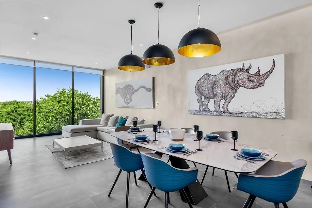 Kite 5 Bed, Self Checkin, Pool, Sleep 14 In Great Neighborhood Lägenhet Tulum